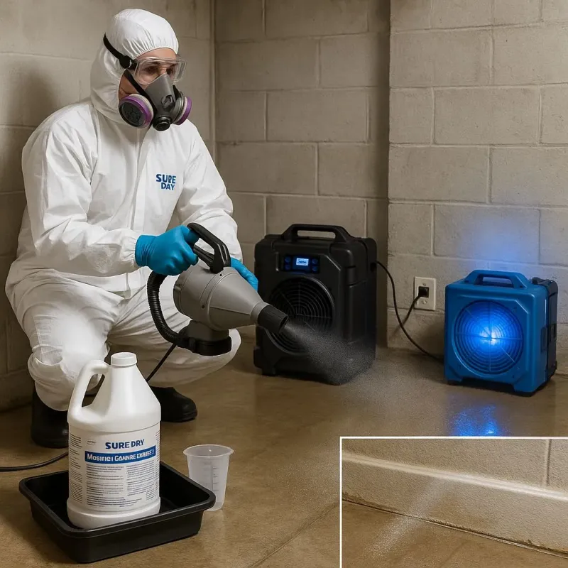 Sanitization and Odor Removal process in Montevideo, MN